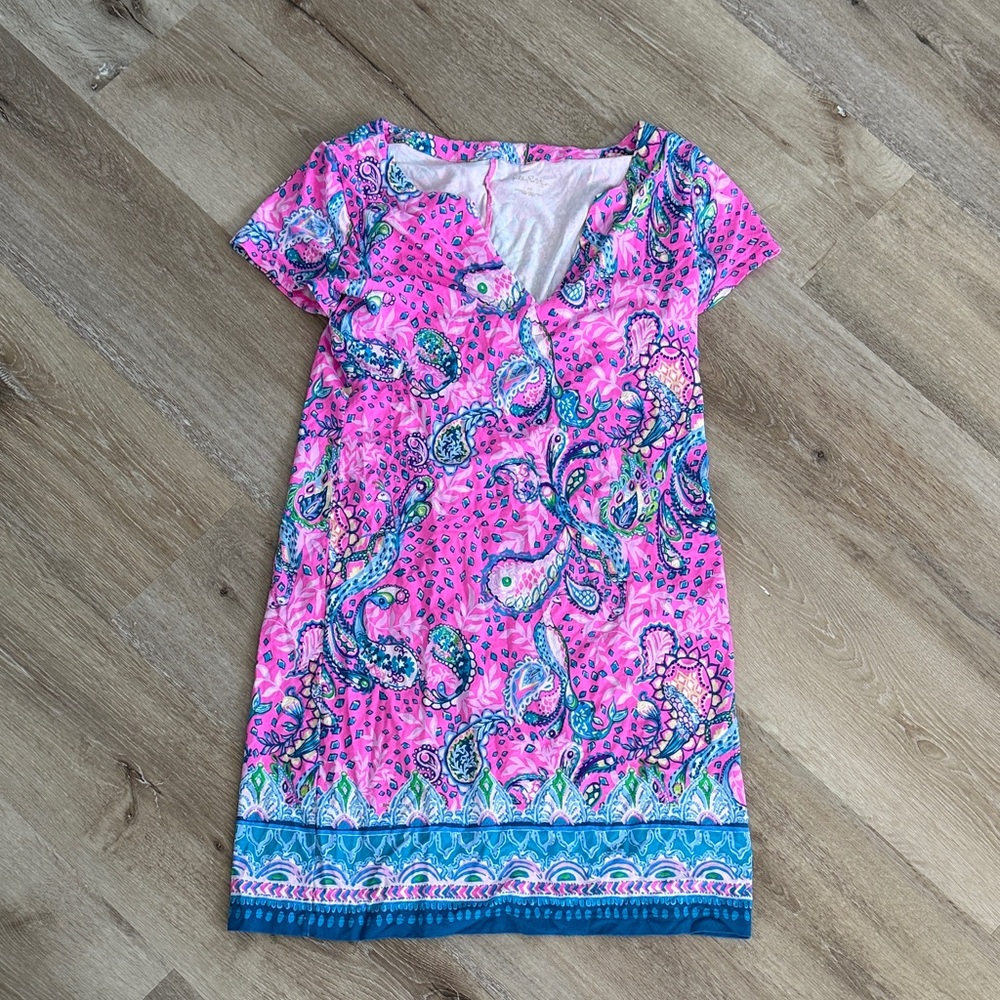 Lilly Pulitzer Vibrant Pink Paisley Dress